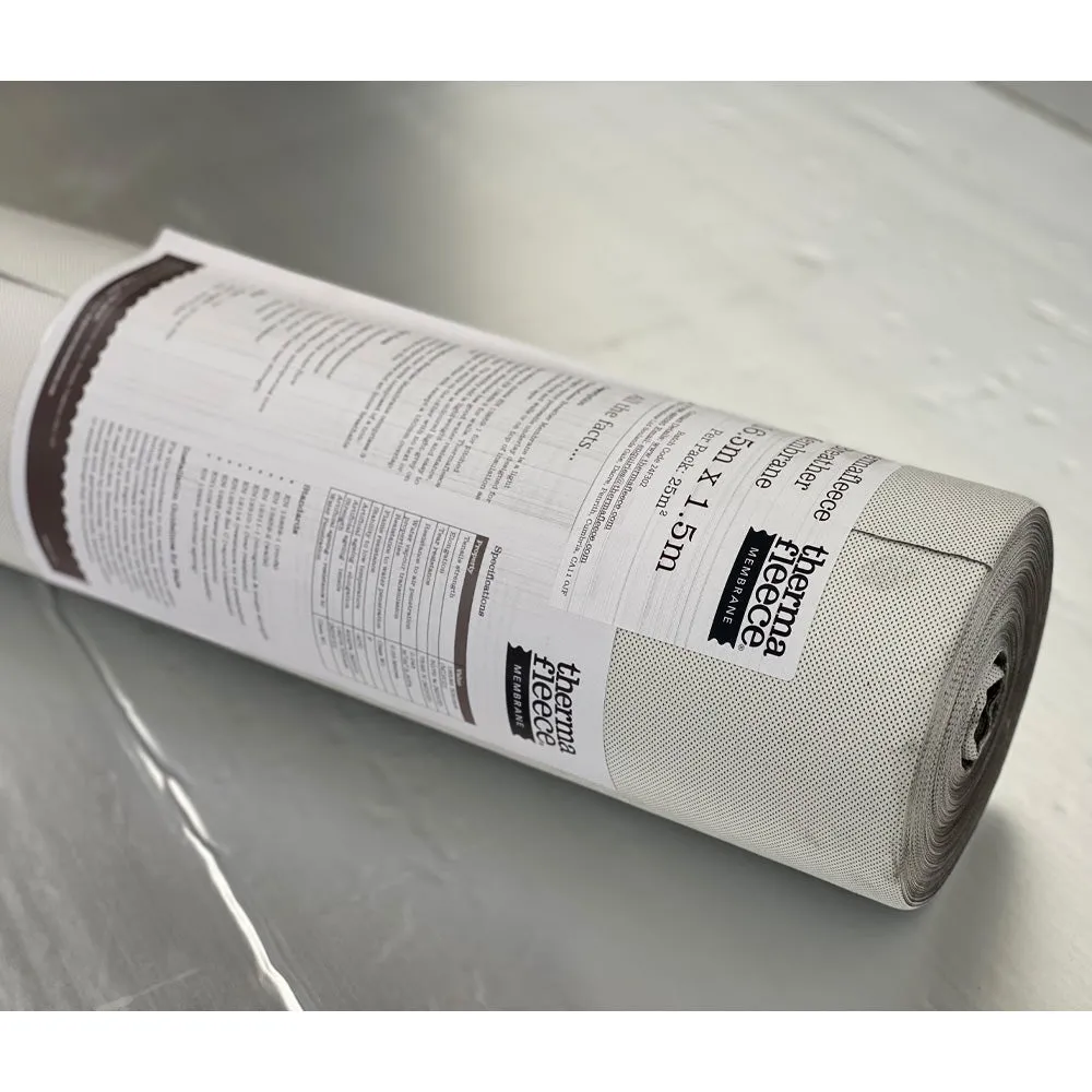 16.7m x 1.5m Thermafleece Breather Membrane (25m²)