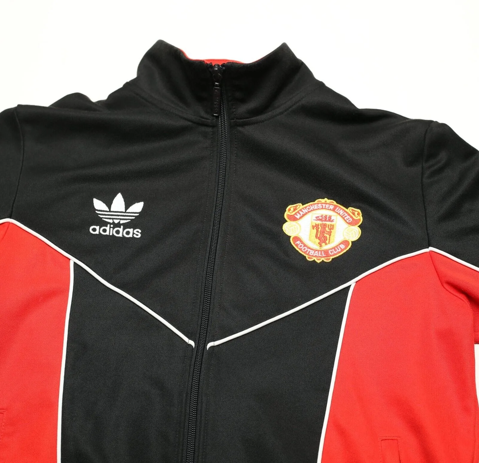 1988/90 MANCHESTER UNITED Vintage Retro adidas Originals Track Top (S)