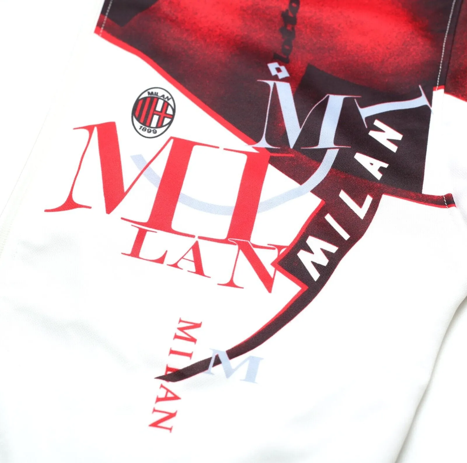 1993/94 AC MILAN Vintage Lotto Football Track Top Jacket (M)