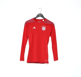 2015/16 BAYERN MUNICH adidas Techfit Compression Base Layer Football Shirt (S)