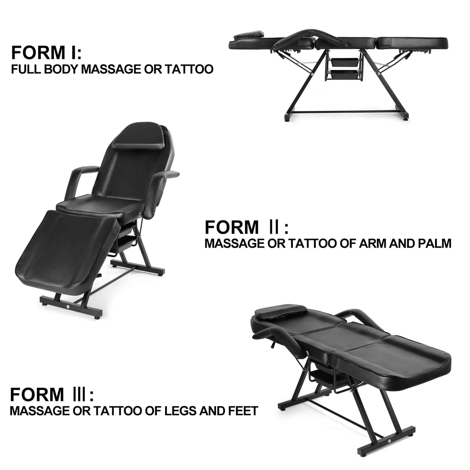 #2904 Massage Table Tattoo Chair Facial Bed