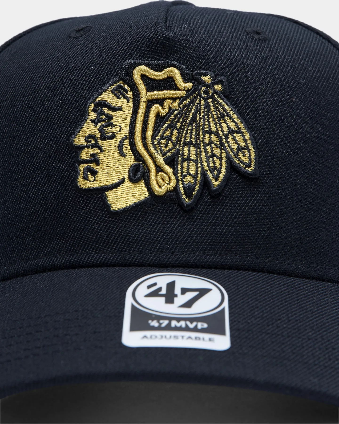 47 Brand Chicago Blackhawks MVP DT Snapback Black/Gold