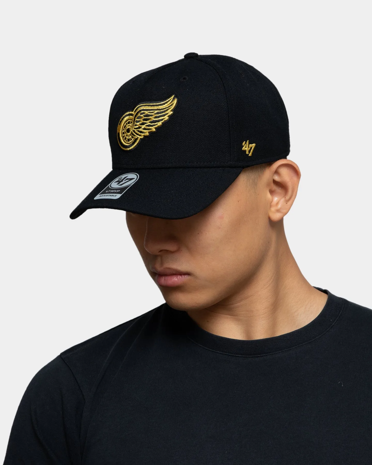 47 Brand Detroit Red Wings MVP DT Snapback Black/Gold