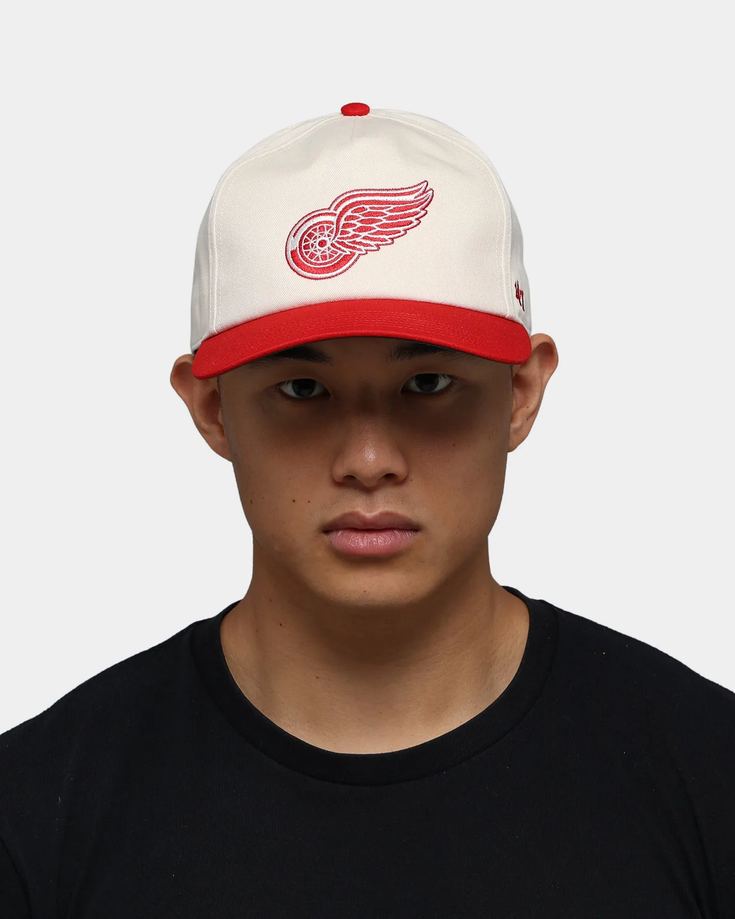 47 Brand Detroit Red Wings Nantasket Snapback Natural/Red