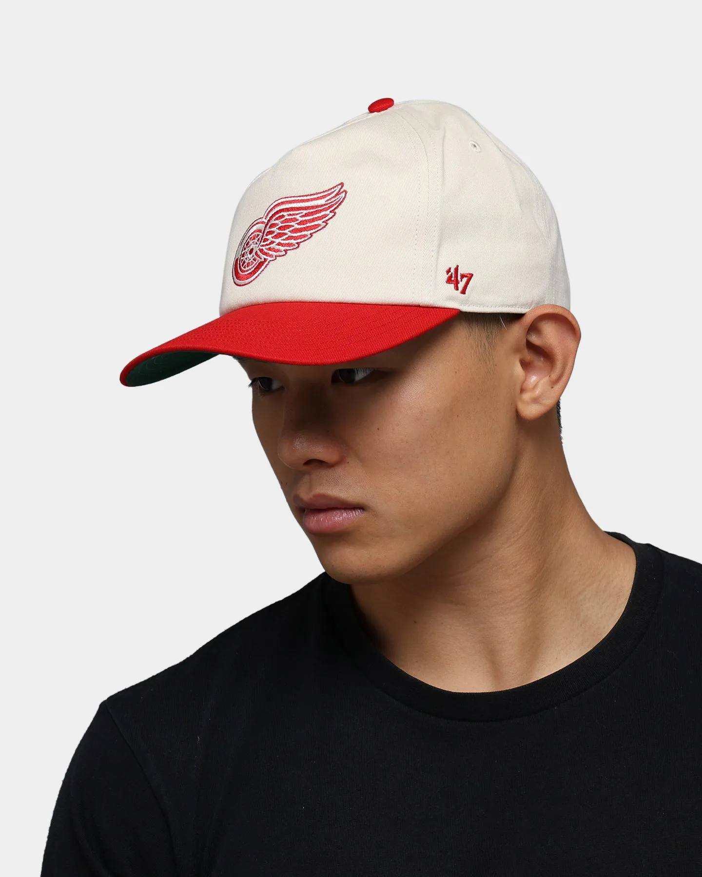 47 Brand Detroit Red Wings Nantasket Snapback Natural/Red