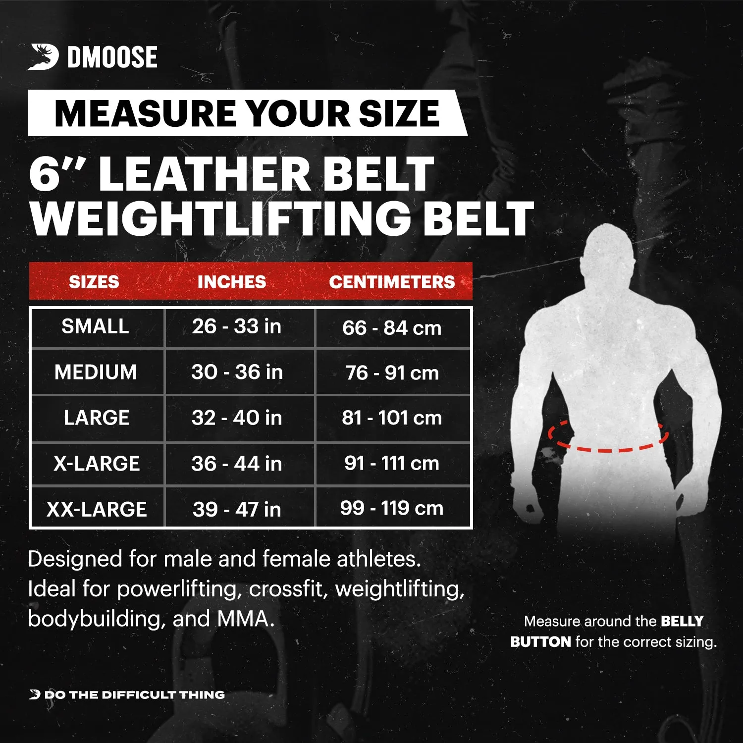 6" Leather Weightlifting Belt