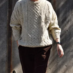 90's ARAN SWEATER MARKET アランセーター アイルランド製 231018