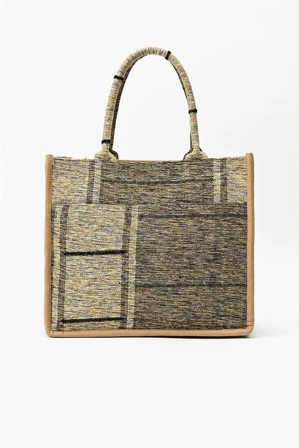 AB23831 Golden Layers Beaded Tote