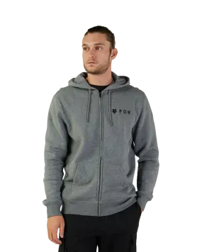 Absolute Fleece Zip Hoodie in Heather Graphite