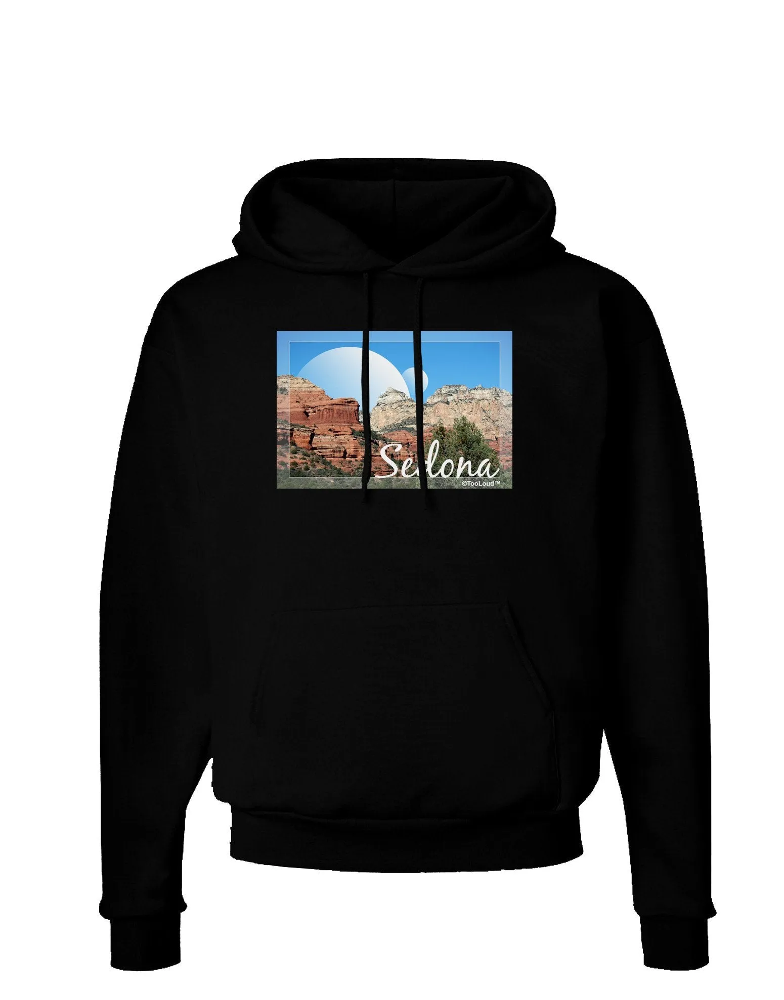 Abstract Sedona Dark Hoodie Sweatshirt