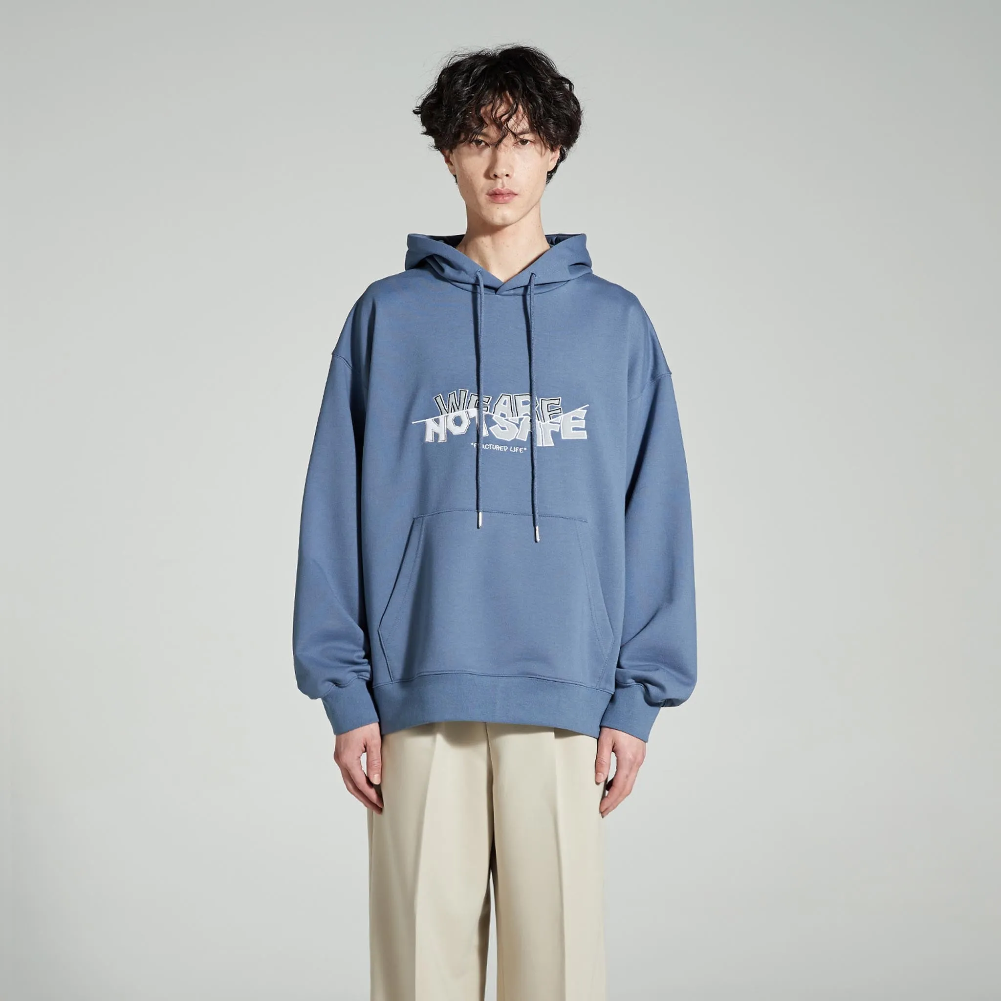 ADD Signal Hoodie Melange Blue