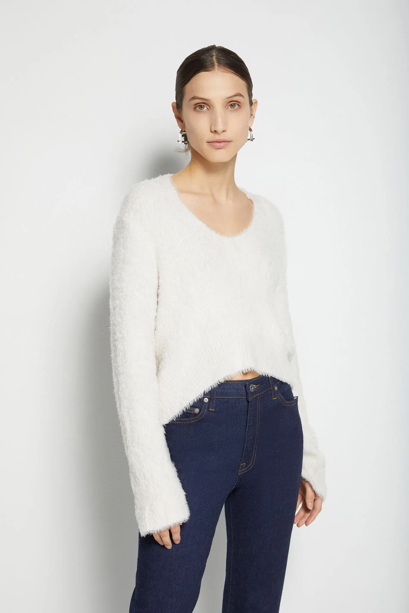 Addie Feathered Pullover