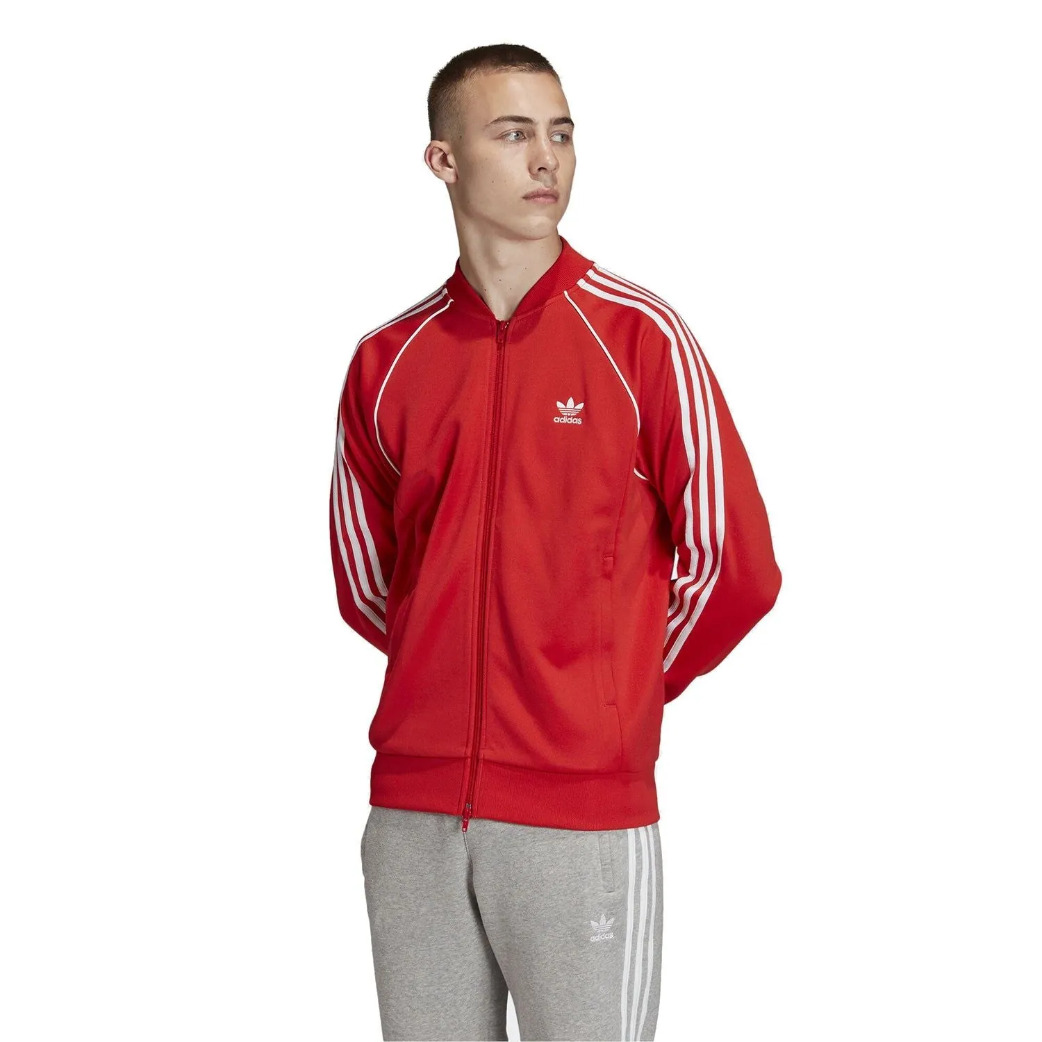 adidas Originals SST Superstar Track Jacket - Lush Red