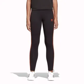 Adidas Originals Womens Tennis Tights Black/Craft Orange