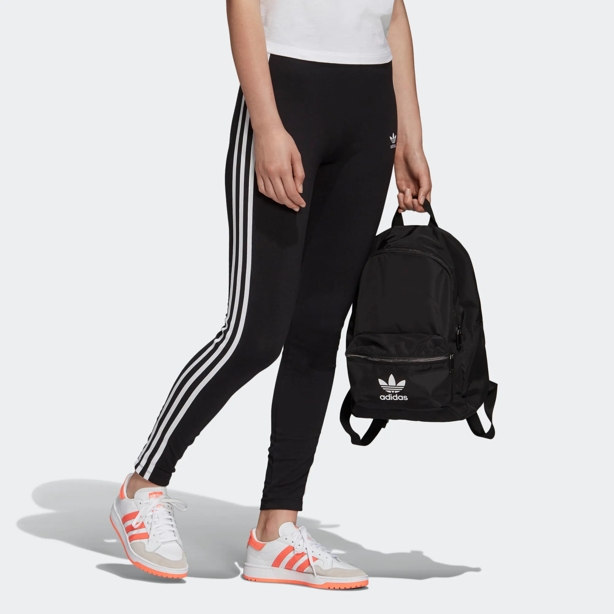 Adidas Women's Adicolor 3 Stripes Leggings - Black / White