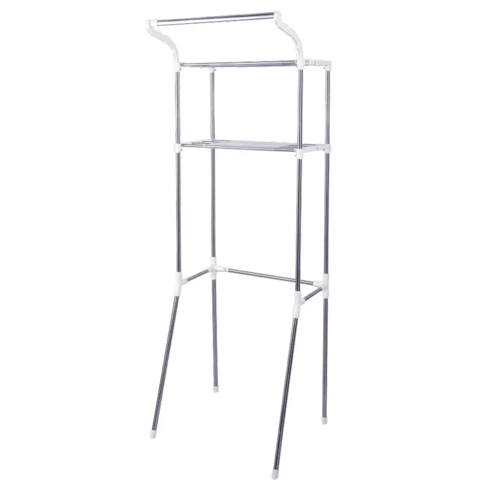 Adjustable 2-Tier Over Toilet Storage Shelf, 10kg Load, Gominimo