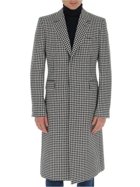 Alexander McQueen Houndstooth Tailored Coat