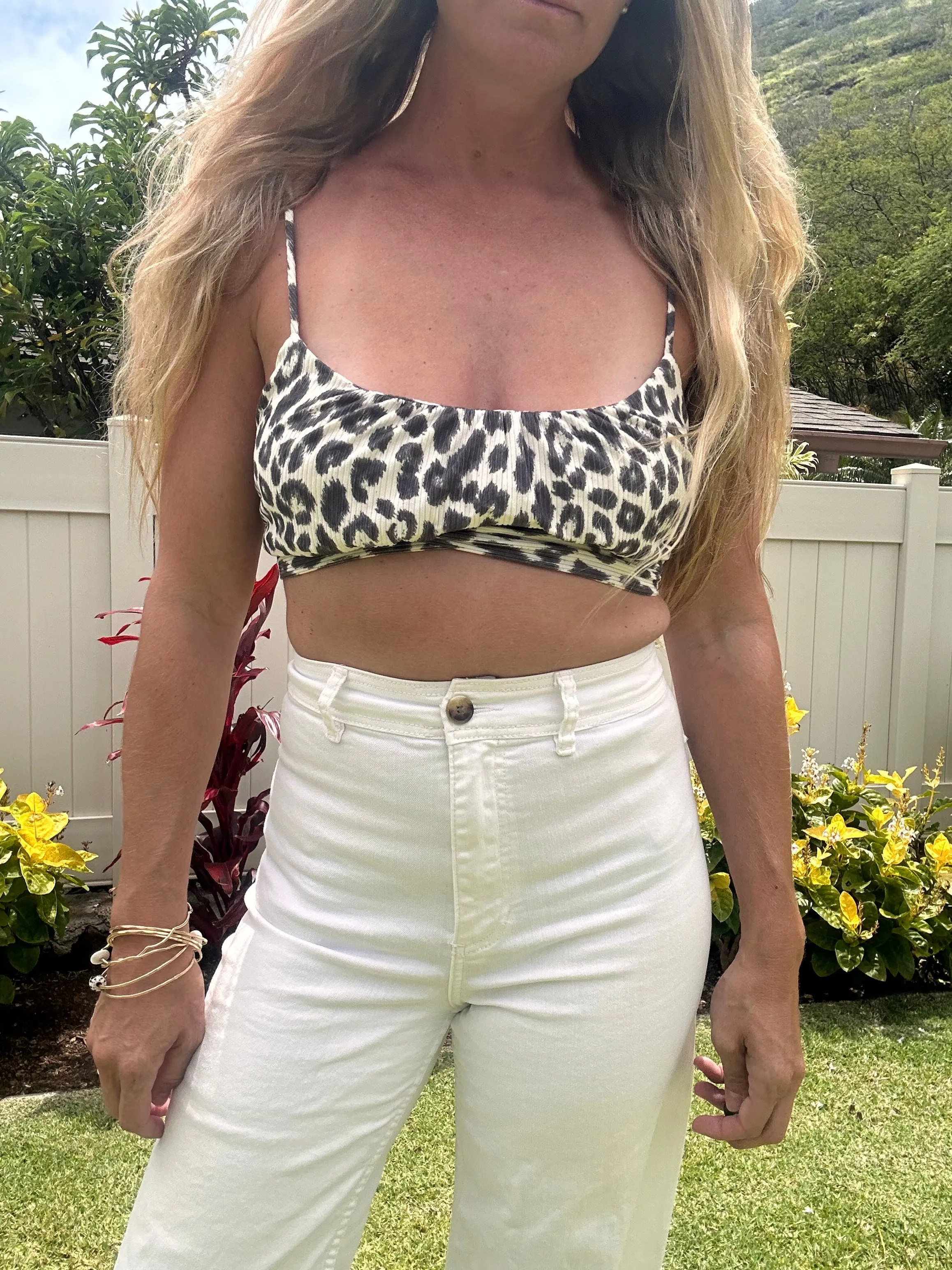 Animal Instincts crop top