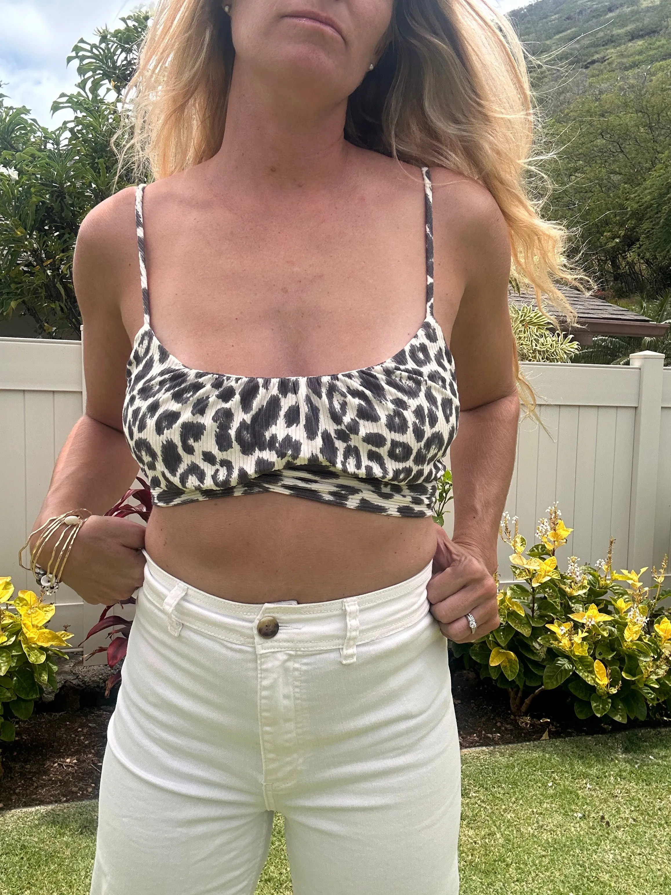 Animal Instincts crop top