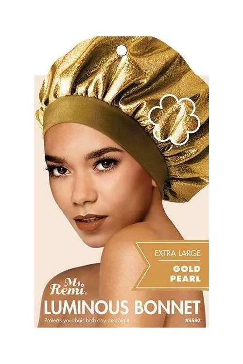 Annie Ms. Remi Extra Large Luminous Bonnet - Gold Pearl #3592