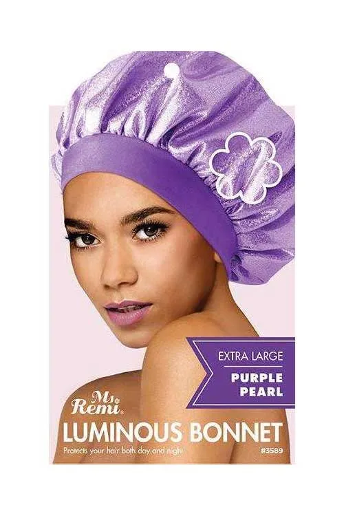 Annie Ms. Remi Extra Large Luminous Bonnet - Purple Pearl #3589