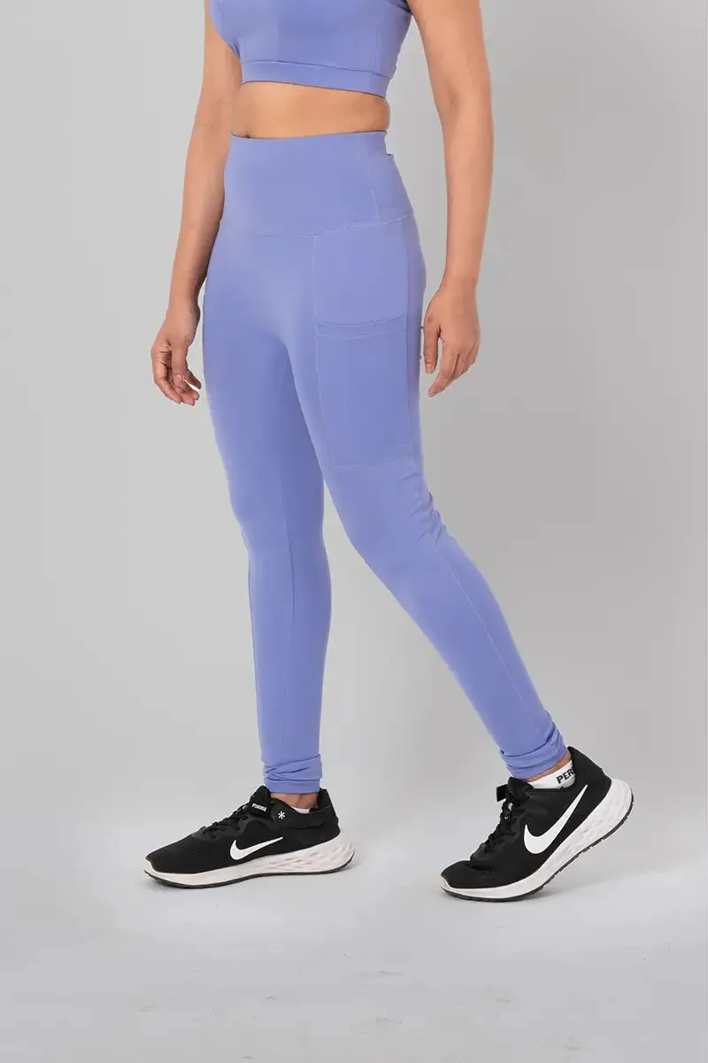 Anywhere Women's Leggings with Side Pockets - Lilac