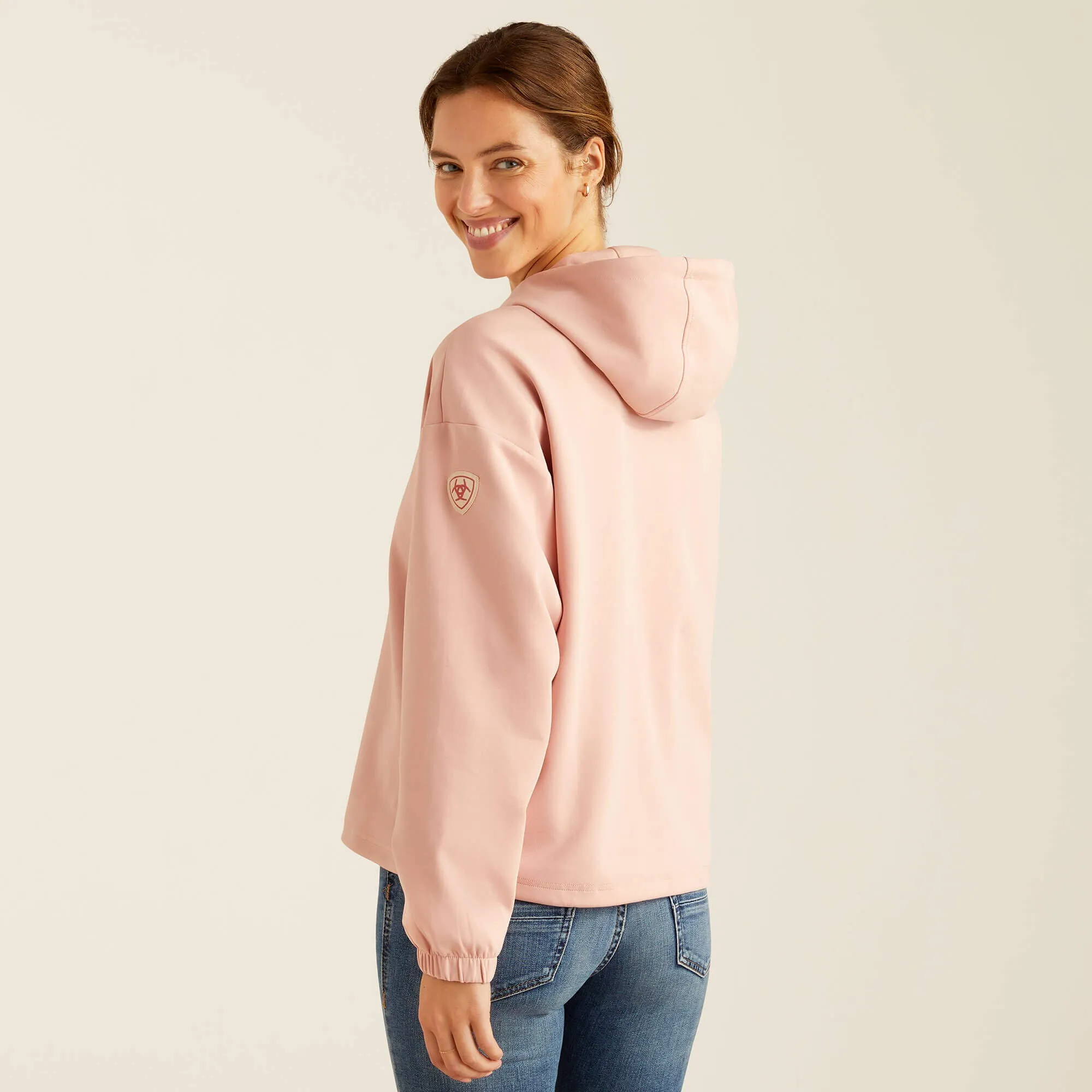 ARIAT Moraga Hoodie - Womens - Misty Rose