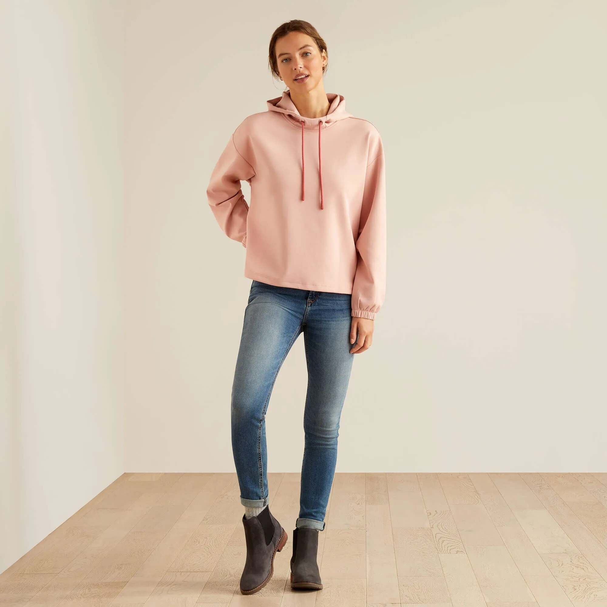 ARIAT Moraga Hoodie - Womens - Misty Rose