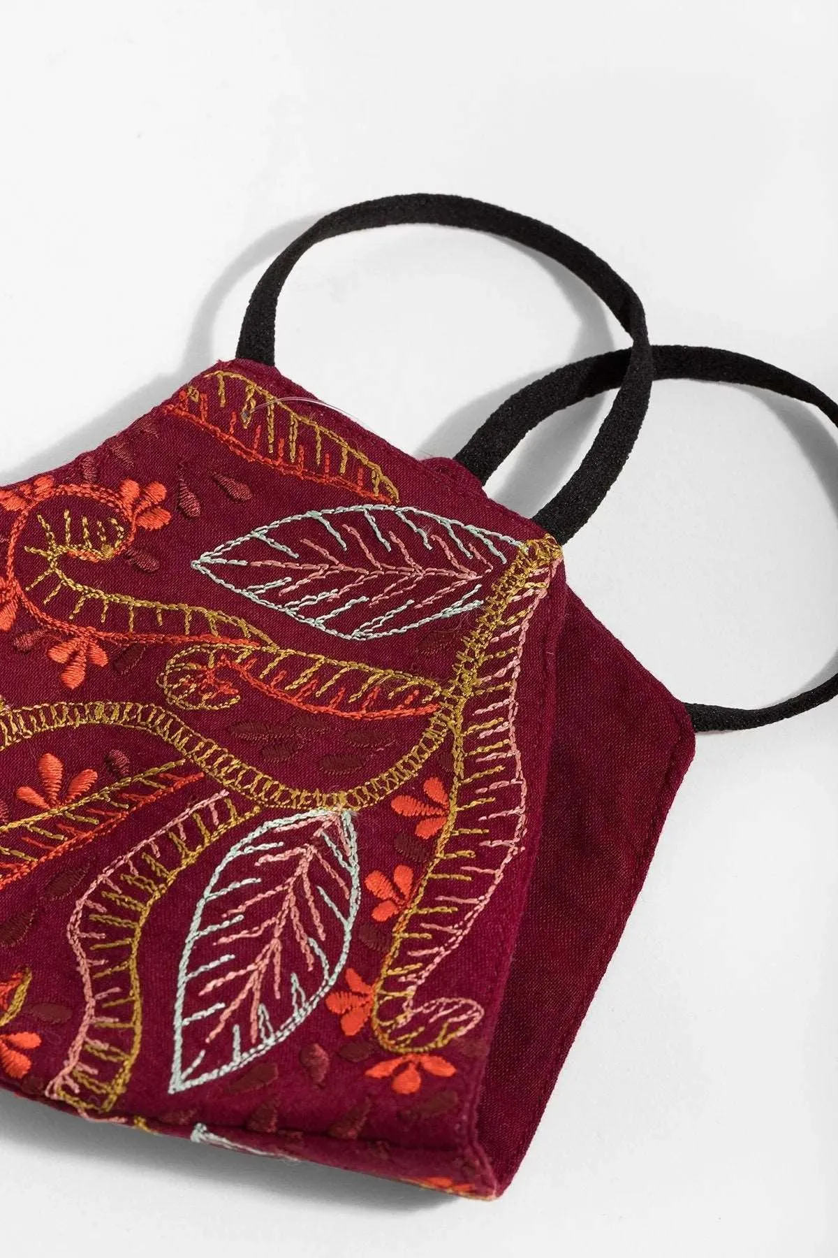 Autumn Embroidered Face Mask