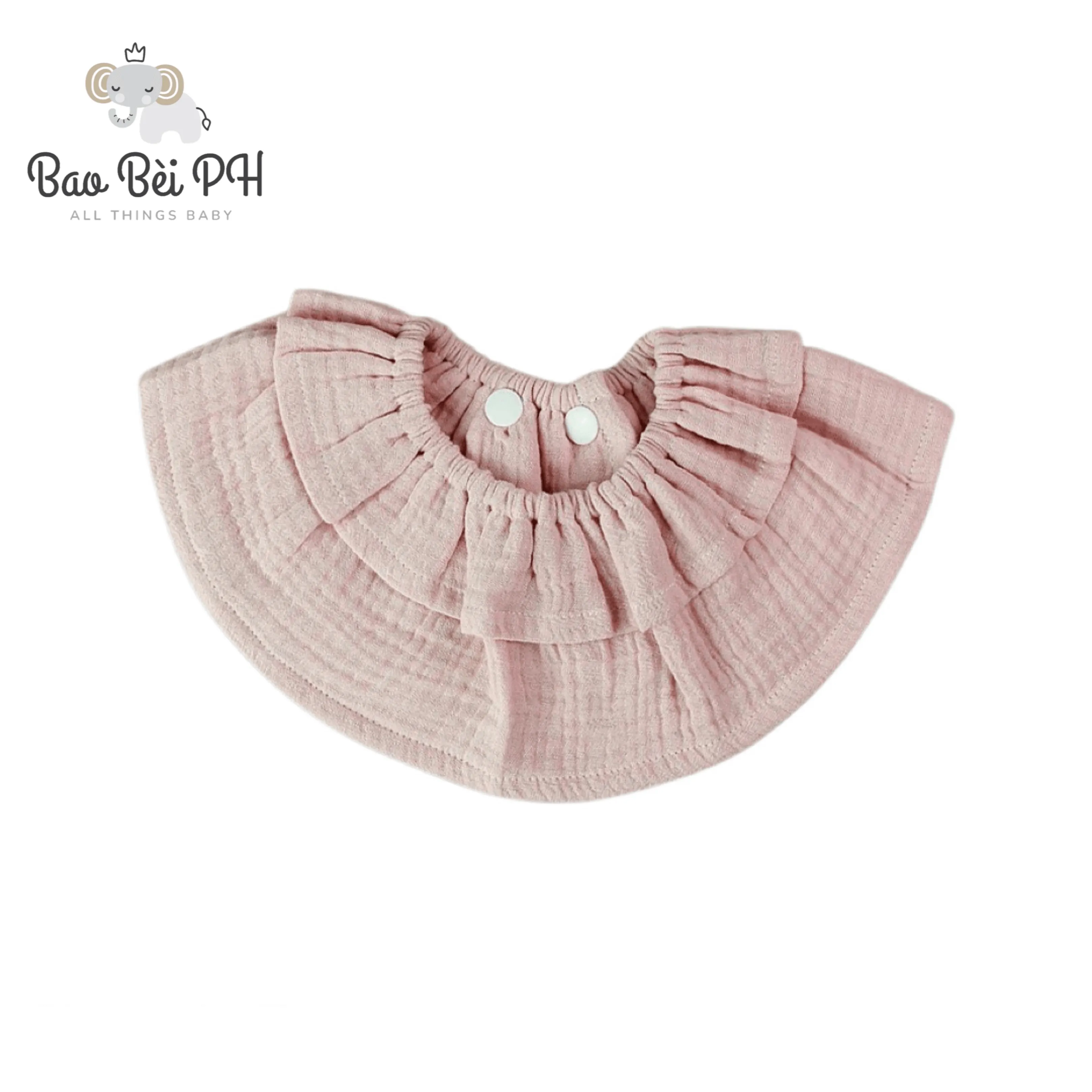 Bao Bei Amelia Round Reversible Cotton Gauze Bib