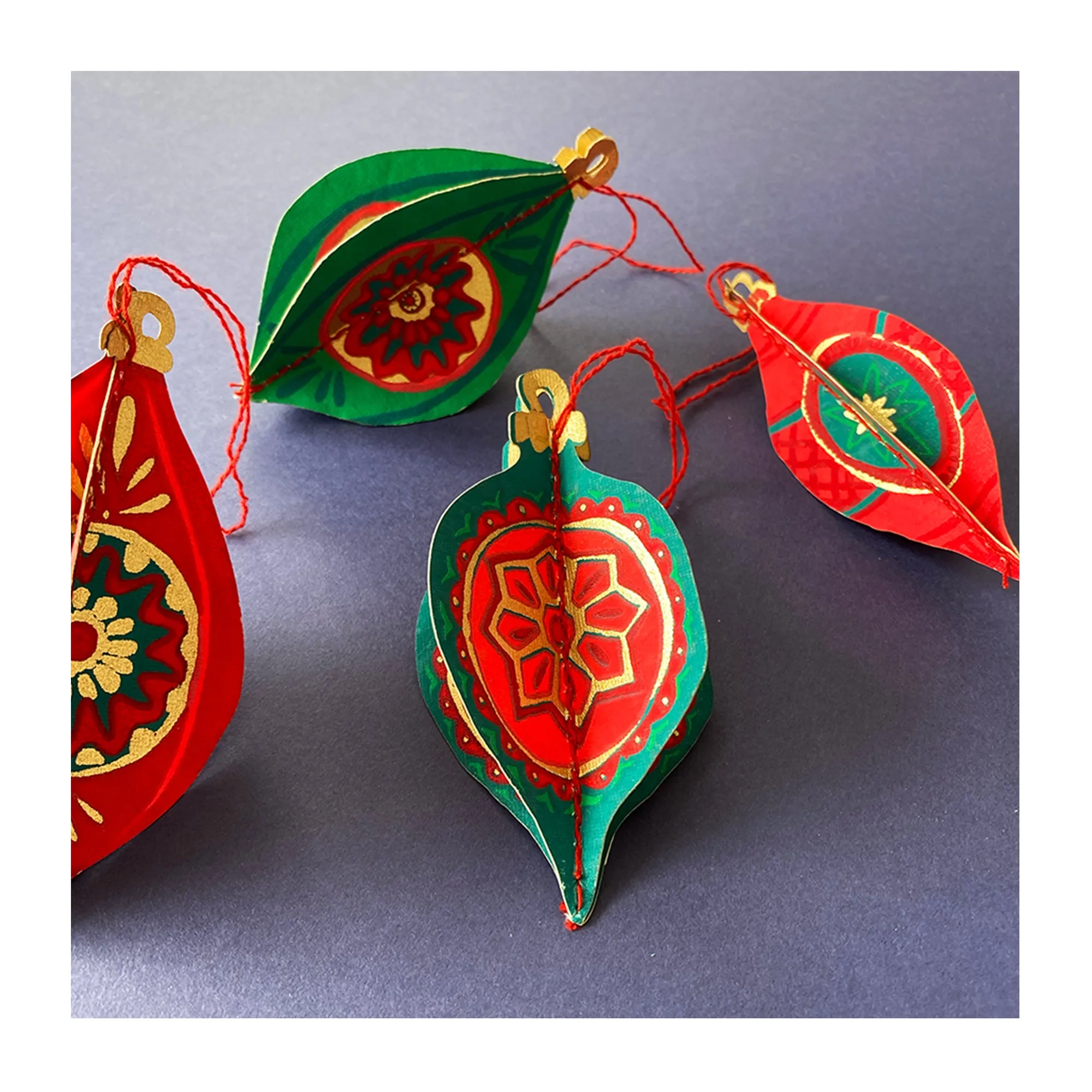 Bauble Paper Decorations