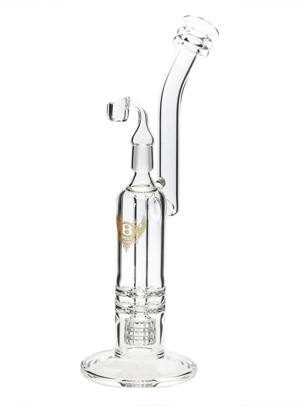 Bent Glass Double Ratchet Dab Rig