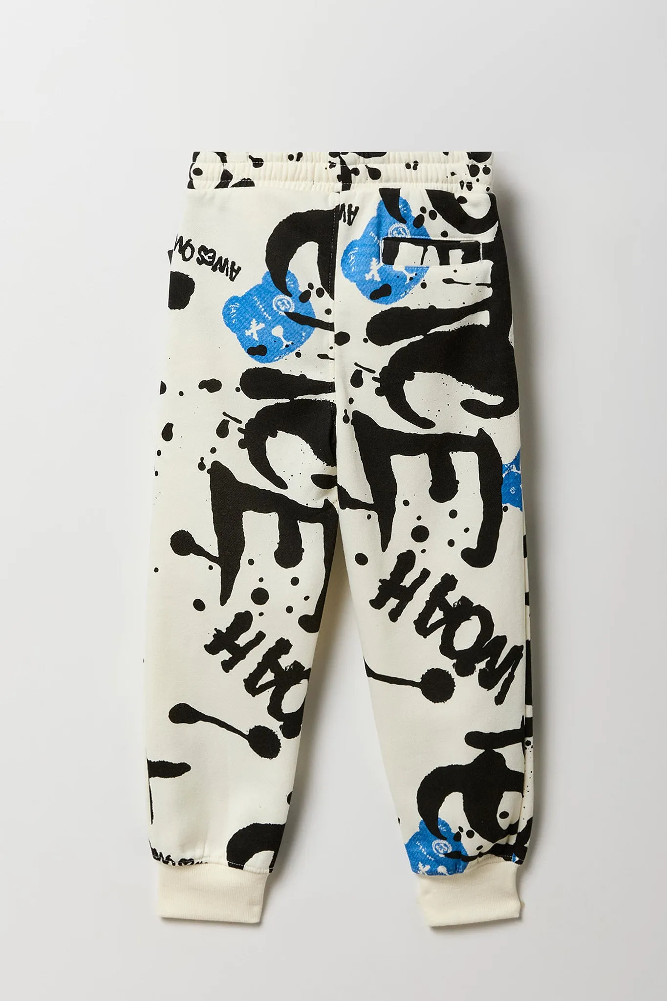 Boys Graffiti Print Jogger