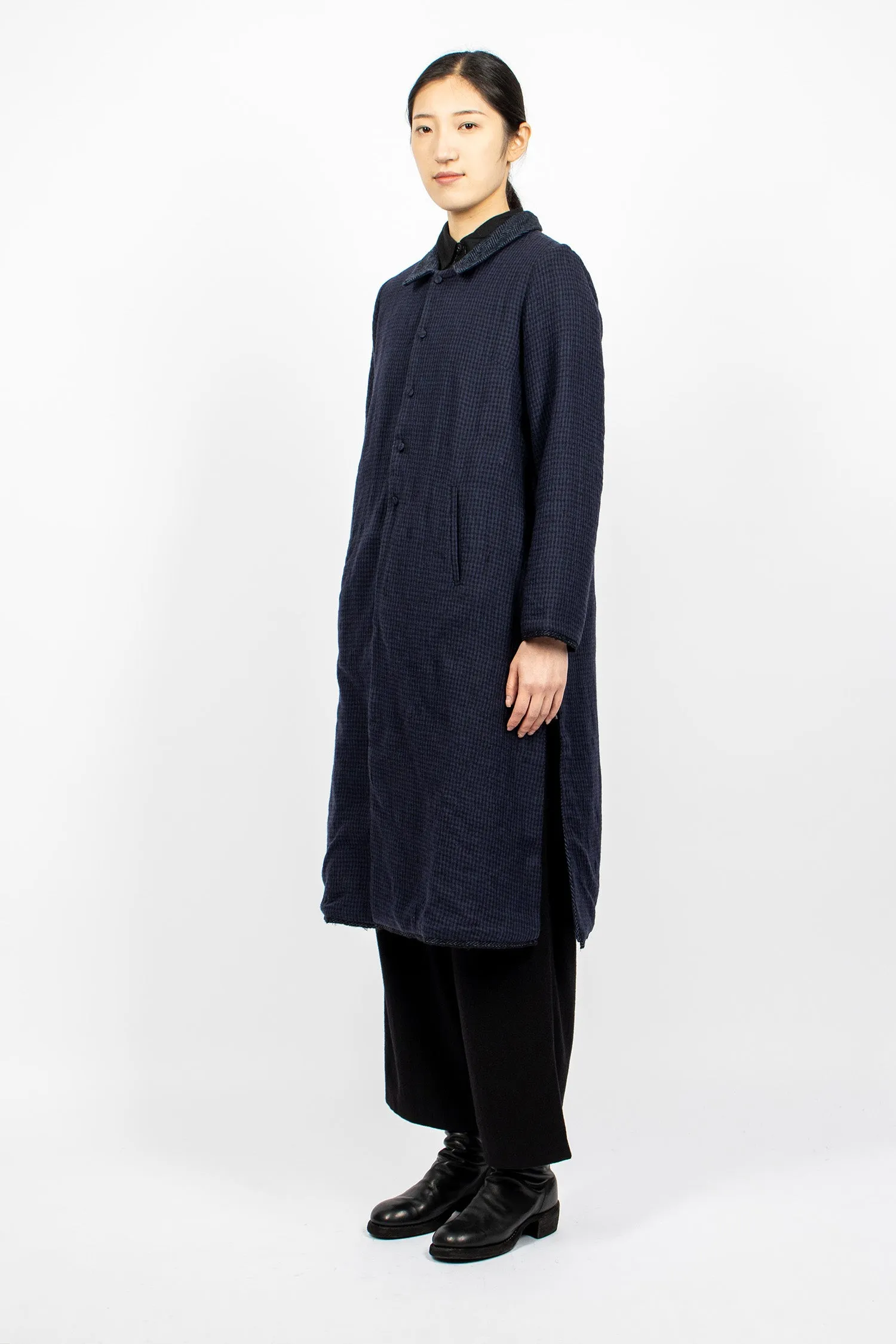 Brock Reversible Coat Navy