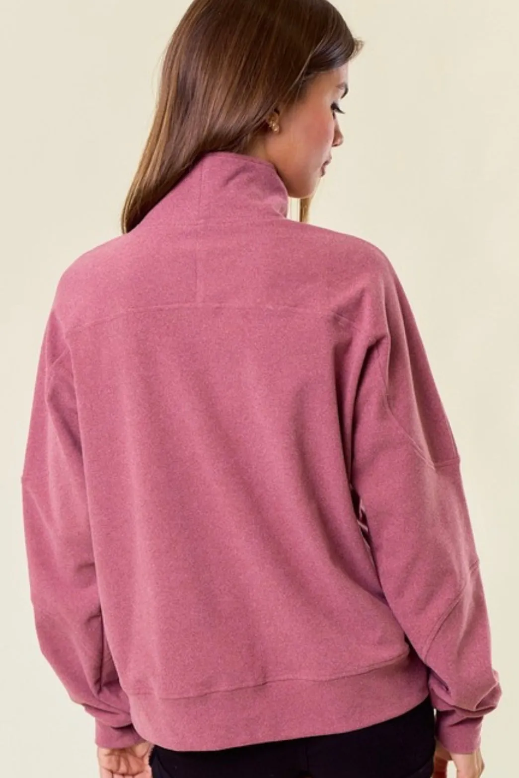 Brushed Mock Pullovers - 2 Colors!