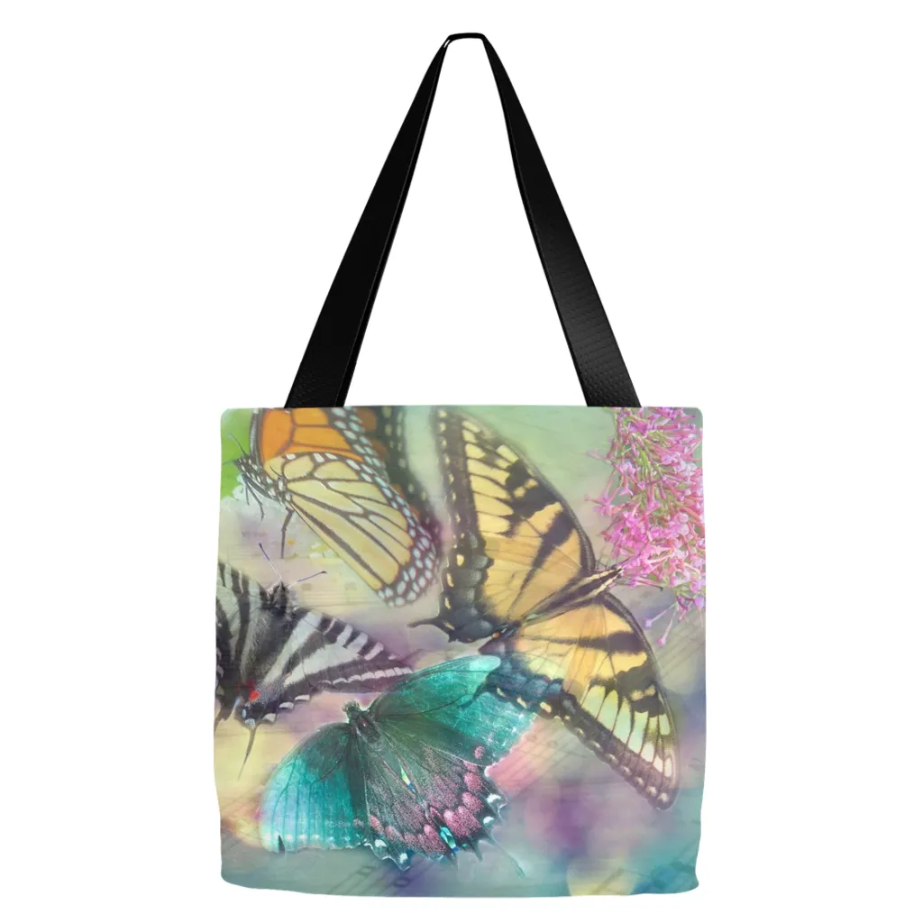 Butterfly Dance - Tote Bags