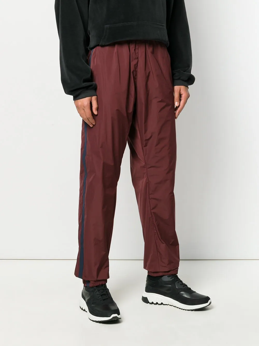 Calabasas Crest Trackpants Oxblood