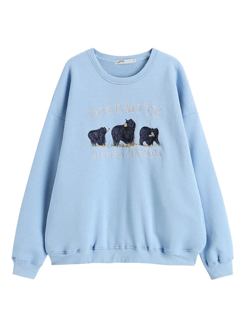 Casual Bear Encounter Sweater