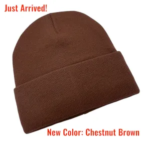 Chestnut Brown Knit Hat