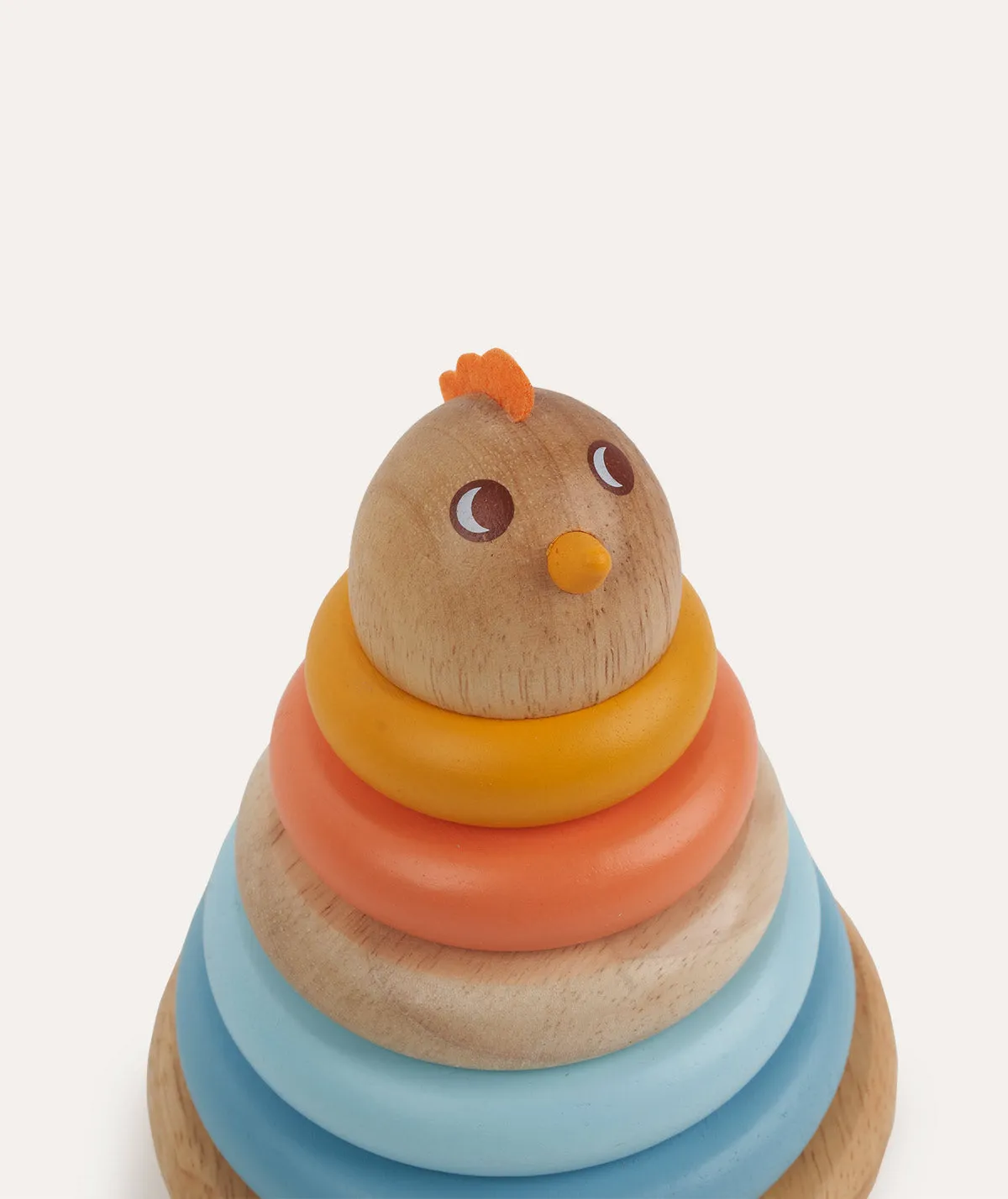 Chick Wooden Stacker - Multi