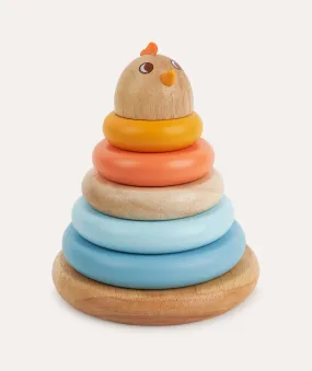 Chick Wooden Stacker - Multi