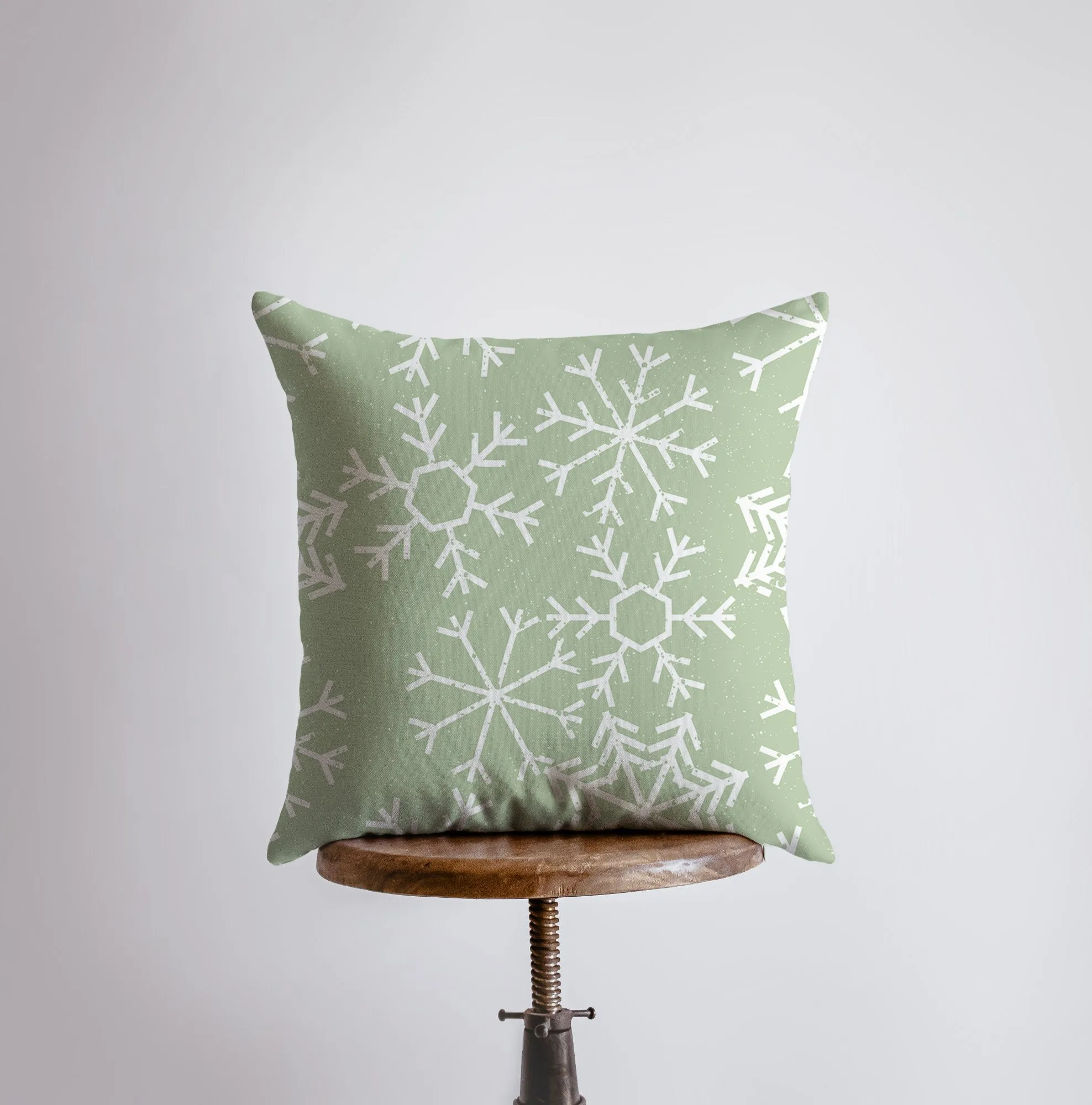 Christmas Trees | Throw Pillow | Pillow Cover | Snow Flakes | Trees |