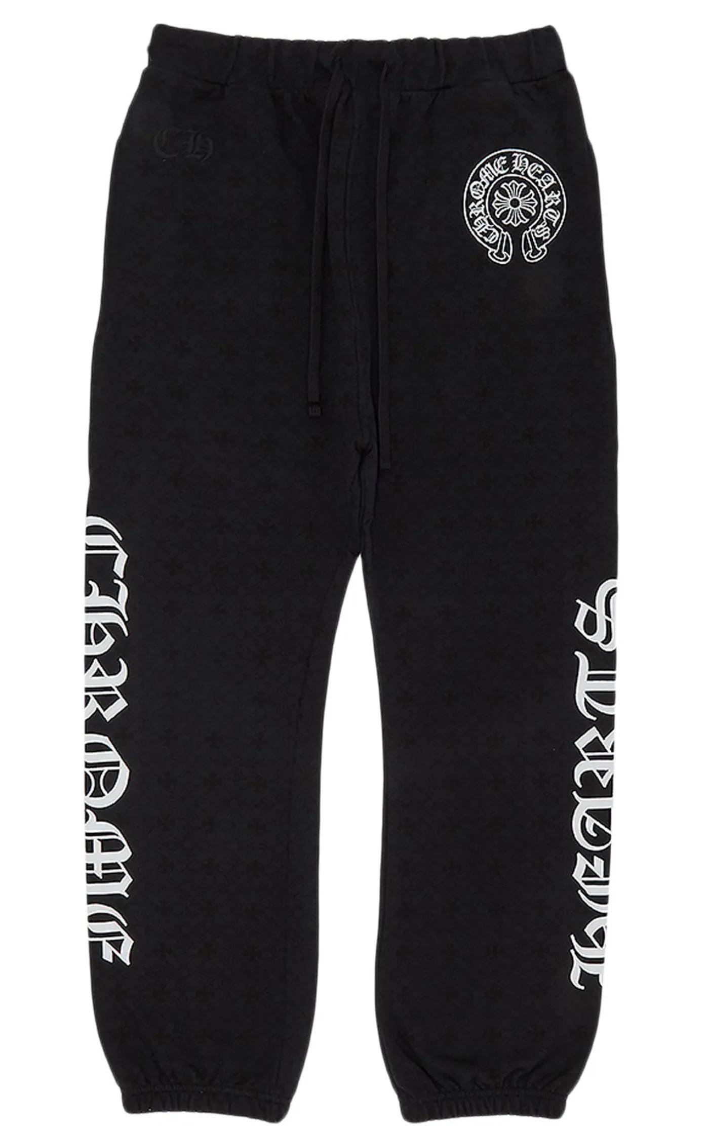 Chrome Hearts 'Black Monogram Cross' Sweatpants