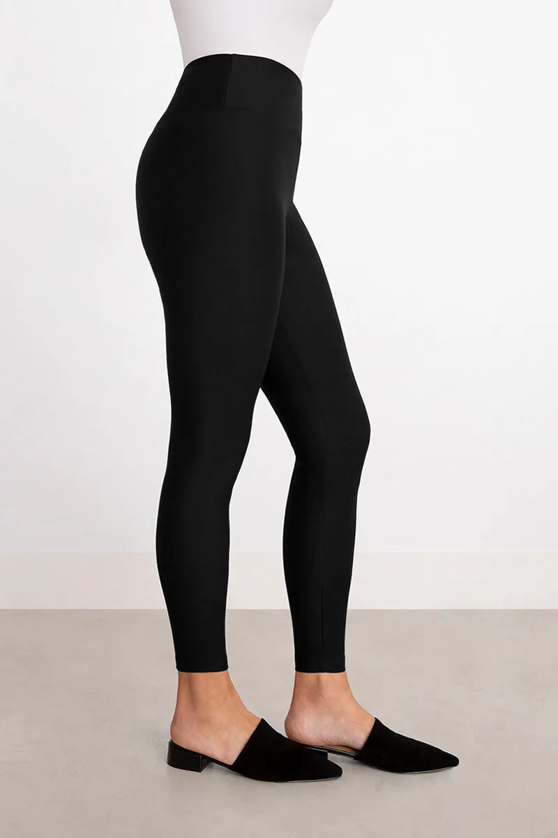 Cinch Ponte Yoke Legging | Black