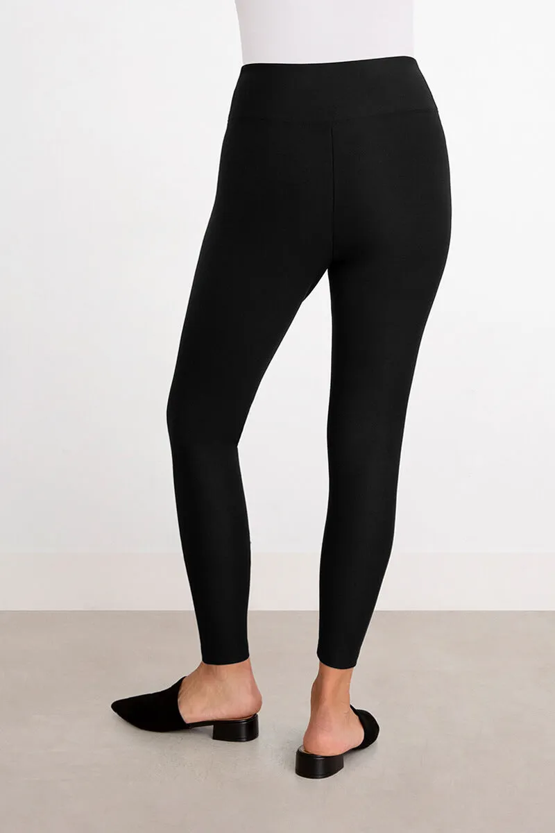 Cinch Ponte Yoke Legging | Black