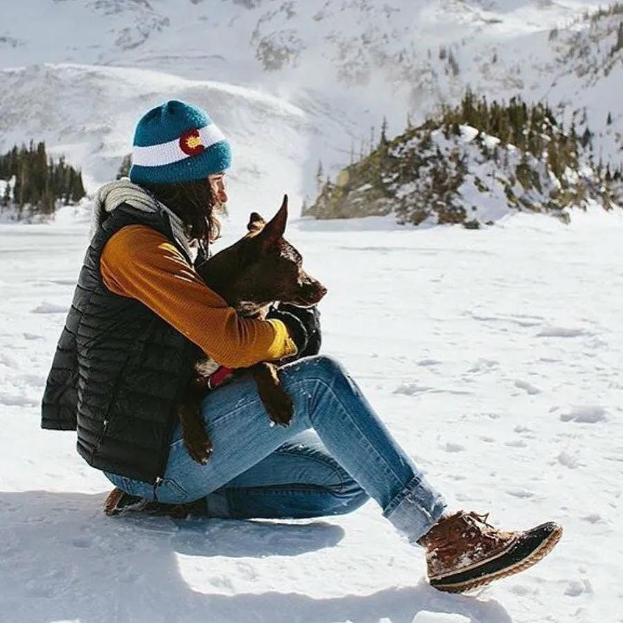 Colorado Flag Knit Beanie