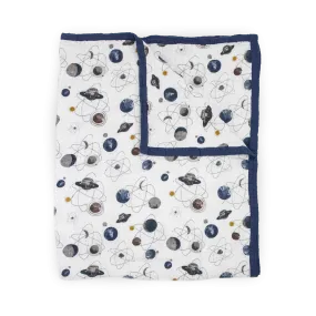 Cotton Muslin Quilted Throw - Planetary