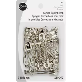 Curved Safety Pins - 2" Size 3 (40 pins)