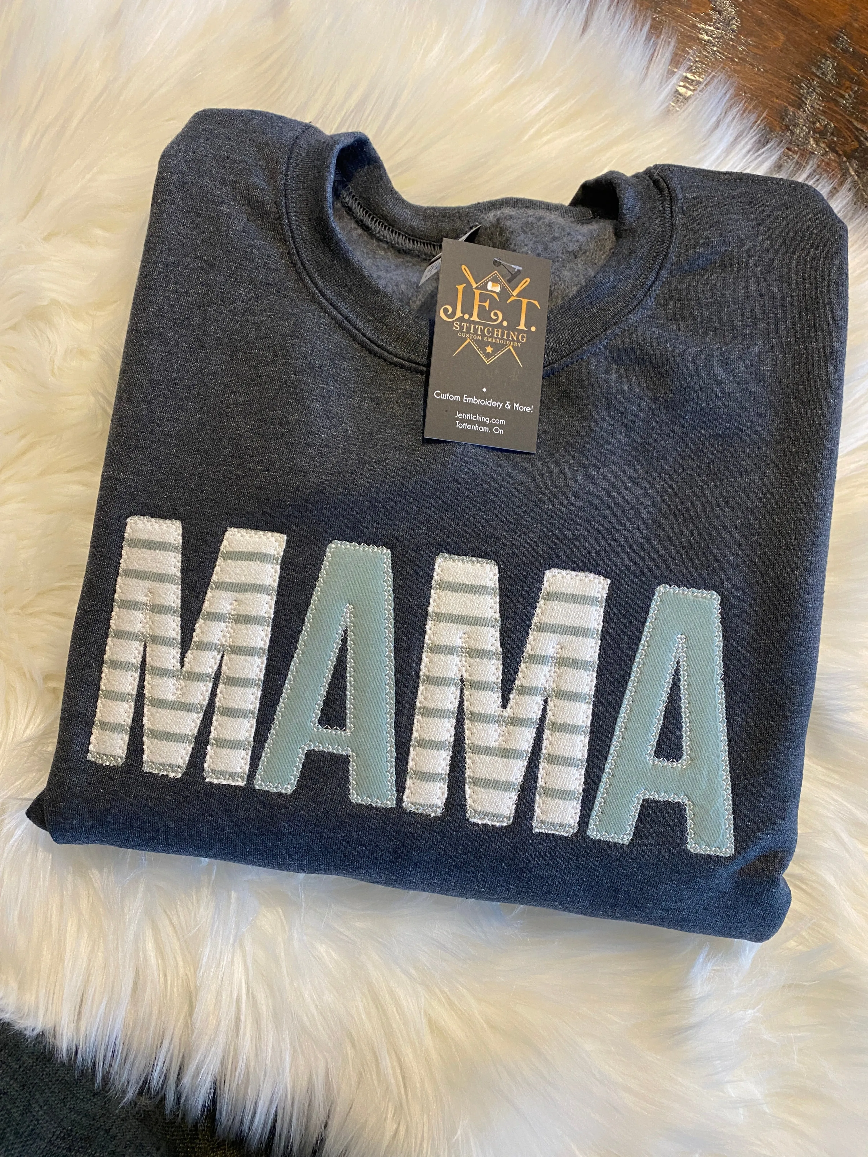 Custom MAMA Keepsake Sweater.