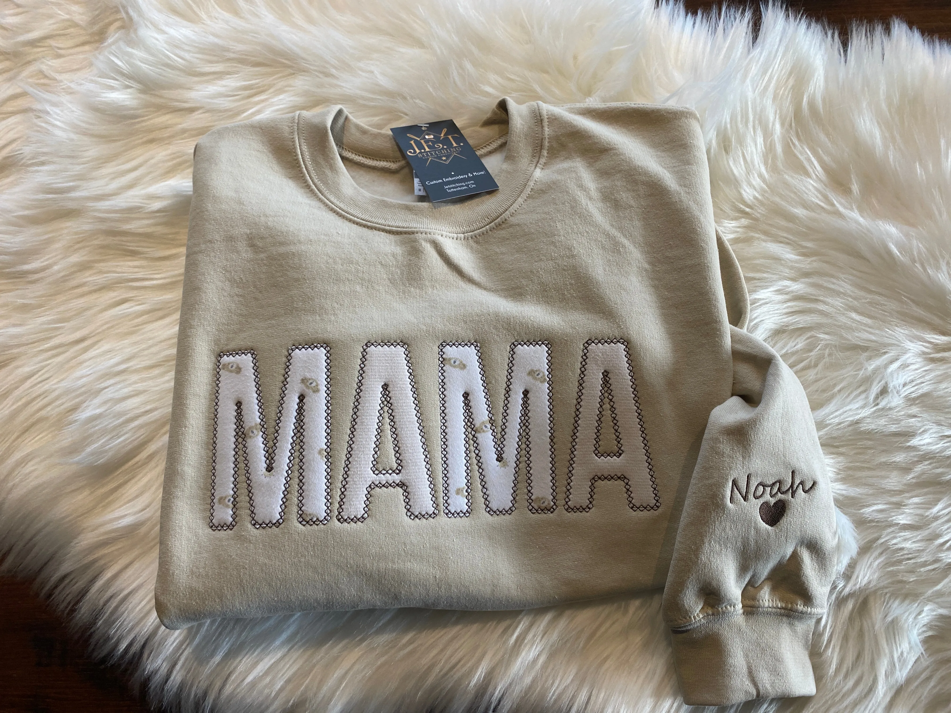 Custom MAMA Keepsake Sweater.